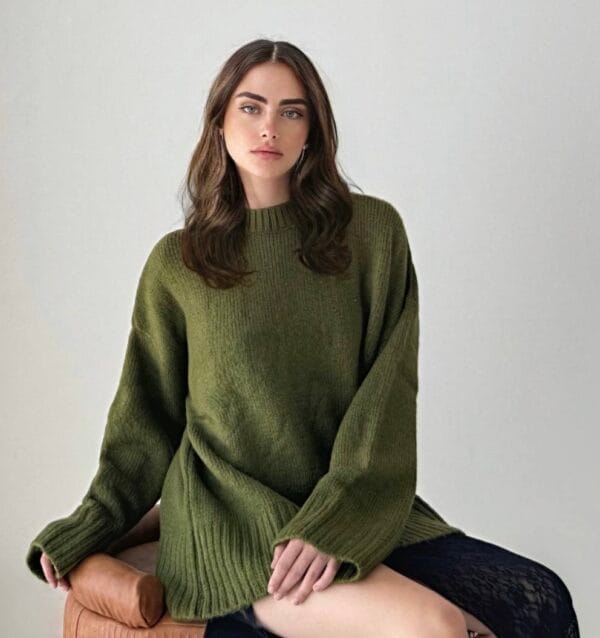 Mila Olive Sweatshirt