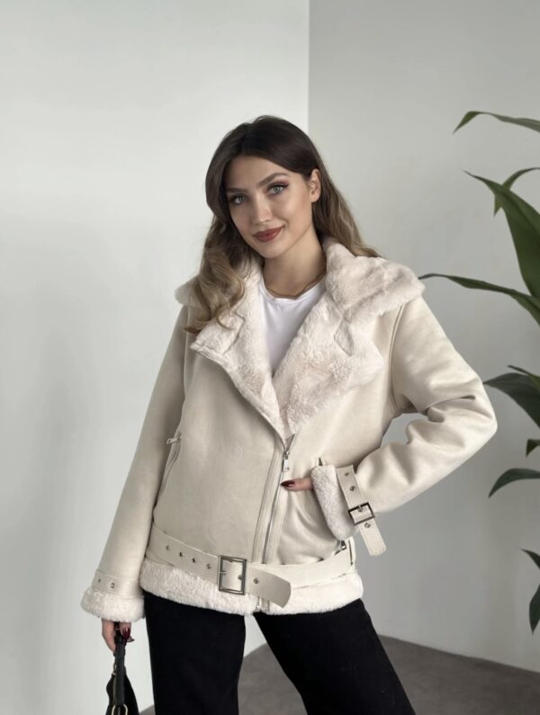 Allie Creamy Sleeve Jacket - Image 2